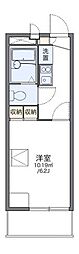 レオパレスマ:メゾン 1Kの間取図画像