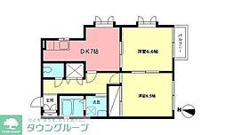 間取図画像 2DK