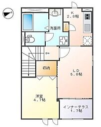 間取図画像 1LDK