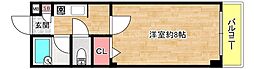 ライラックパート3 1Kの間取図画像