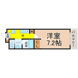間取図画像 1K