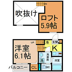 間取図画像 1SK