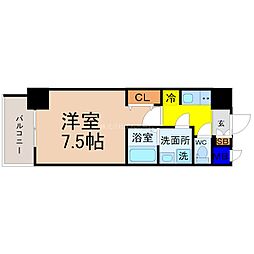 S-RESIDENCE上飯田駅前 1Kの間取図画像