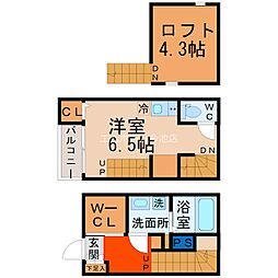 MaisonCasablanca 1Kの間取図画像