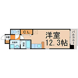 パンシオン千種 ワンルームの間取図画像