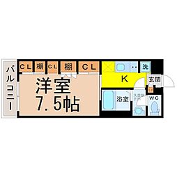 リブリ・サンシャイン一社 1Kの間取図画像