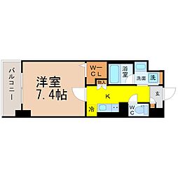 AVANTI 1Kの間取図画像