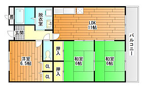 レジダンス牧主2番館  ｜ 大阪府羽曳野市桃山台４丁目（賃貸マンション3LDK・3階・66.00㎡） その2