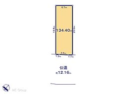 松戸市仲井町1丁目　土地　全2区画