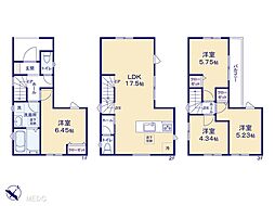 川口市末広2丁目　新築一戸建て　全2棟