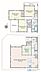 間取り：2階建て4LDK、両面バルコニーがうれしい間取りです。水回りが2階に集中しているため、お洗濯の際に階段の上り下りがないのがうれしいですね。