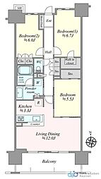 間取図画像 3LDK