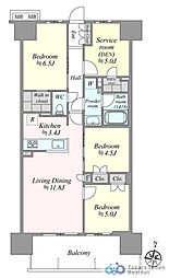 間取図画像 3SLDK