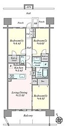 間取図画像 3LDK