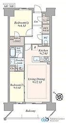 レーベン千種吹上AVANCA 2LDKの間取図画像