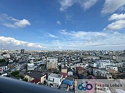 11階ならではの開けた空と開放的なパノラマ眺望