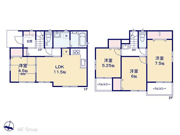 間取りを拡大表示