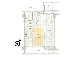 サンデュエルふじみ野 3LDKの間取り