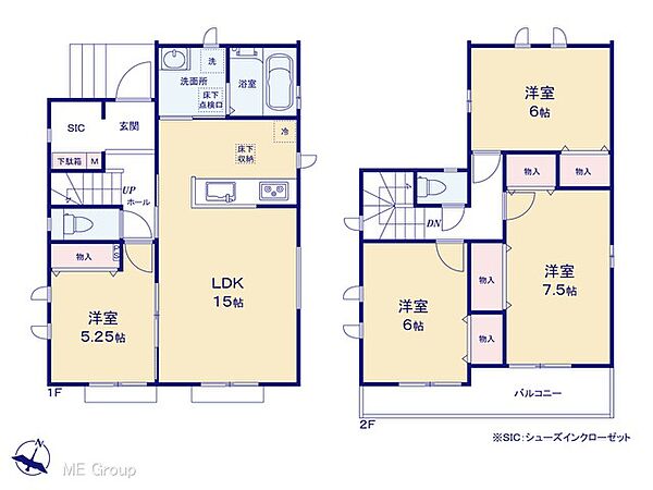 間取りを拡大表示