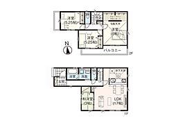グラファーレ 北足立郡伊奈町大針 2期 全1棟