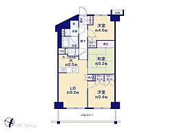サンクレイドル吹上 3LDKの間取図画像