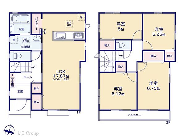 間取りを拡大表示