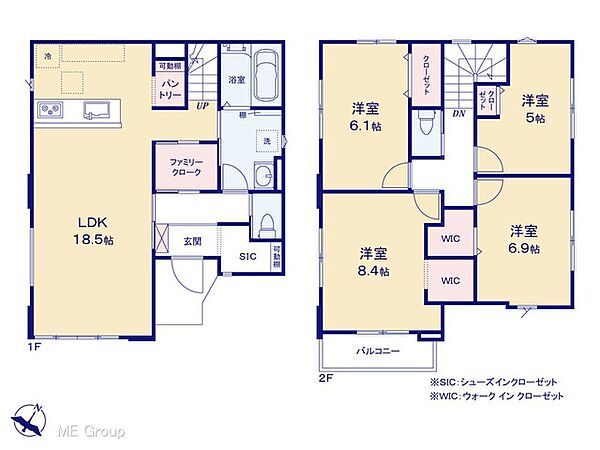 間取りを拡大表示