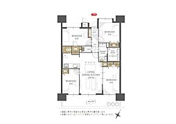 サンクレイドルみずほ台 4LDKの間取図画像