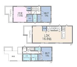 蕨市塚越5丁目　中古一戸建て