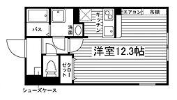 函館市港町3丁目マンション ワンルームの間取図画像