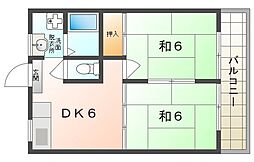 間取図画像 2DK