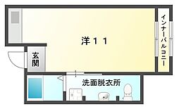 アプロ ワンルームの間取図画像