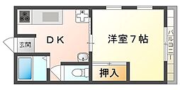 間取図画像 1DK