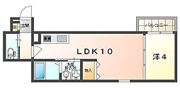 LIX大和田駅前 1LDKの間取図画像