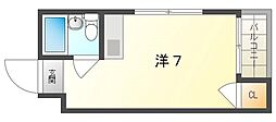 ロータリーマンション門真一番 ワンルームの間取図画像