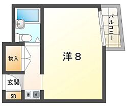 フロンティア四条畷駅前  ｜ 大阪府大東市錦町（賃貸アパート1K・5階・25.10㎡） その2