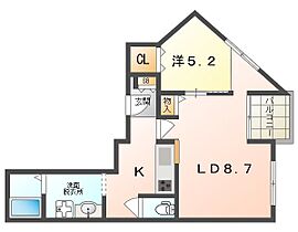 大阪府寝屋川市打上中町（賃貸マンション1LDK・2階・43.00㎡） その2