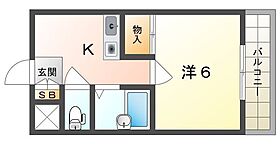 サンブレス  ｜ 大阪府寝屋川市池田本町（賃貸マンション1K・3階・23.00㎡） その2