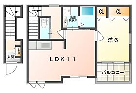 ヴェルデマーレ  ｜ 大阪府寝屋川市仁和寺本町４丁目（賃貸アパート1LDK・2階・45.86㎡） その2