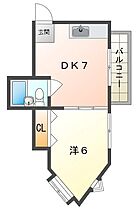 ヂョイフルM  ｜ 大阪府寝屋川市池田西町（賃貸マンション1DK・2階・25.00㎡） その2