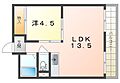 パークベイル北巣本4階5.0万円