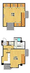 ピアアピス 1LDKの間取図画像