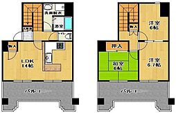 アルページュ 3LDKの間取図画像