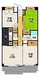 アネックス郡山 3LDKの間取図画像