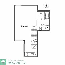 spread ワンルームの間取図画像