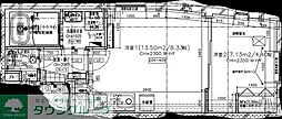 OAK VILLA 品川 Residence 1DKの間取図画像