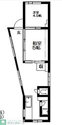 東和ビル 2Kの間取図画像