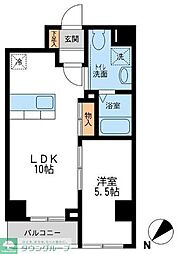 JMF-Residence新横浜 1LDKの間取図画像
