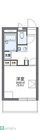 レオパレスリオグランデ 1Kの間取図画像