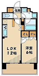 BLESS宮崎台 1LDKの間取図画像